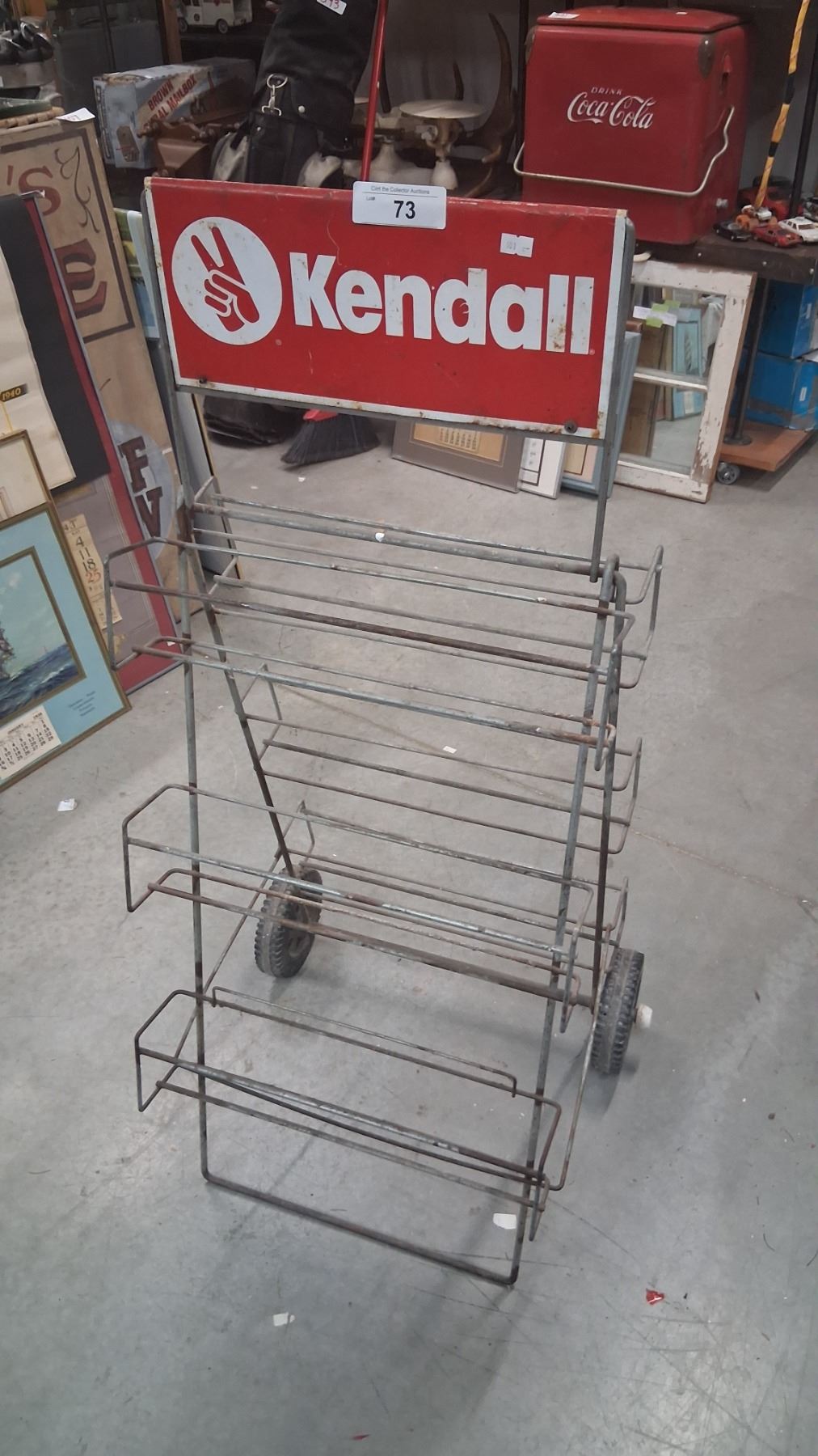 Vintage Kendall Motor Oil rack 41