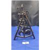 Image 2 : Vintage cast iron bottle holder/pourer 14.5" tall