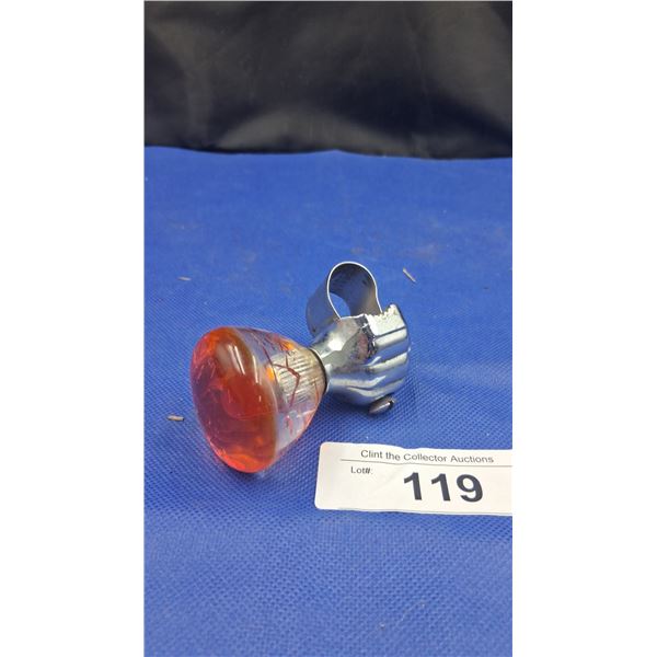 Vintage steering wheel suicide knob