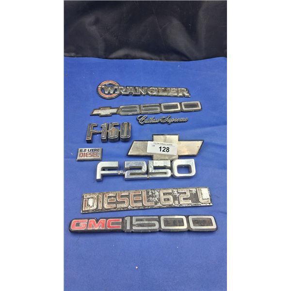9 vintage car emblems