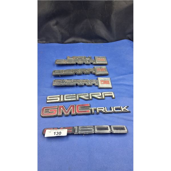 6 vintage truck emblems