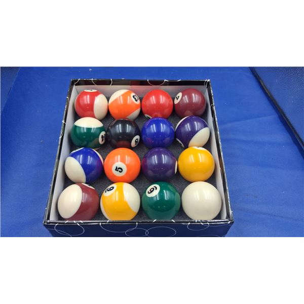 NIB complete set of pool balls
