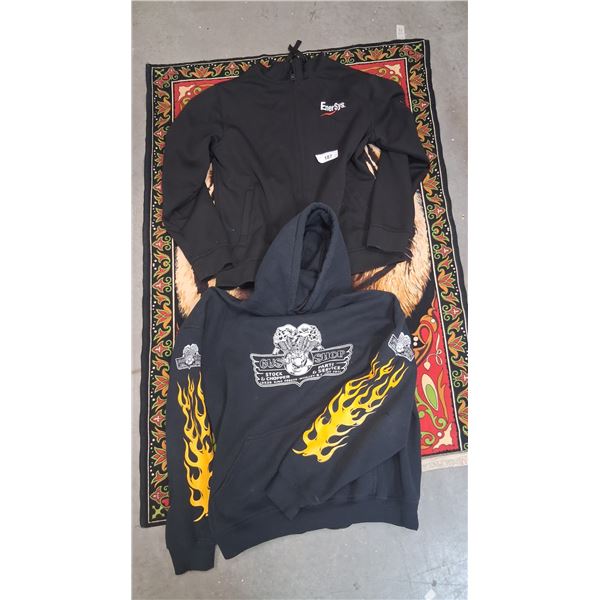 Brand new EnerSys hoodie size L and Gus's Shop hoodie