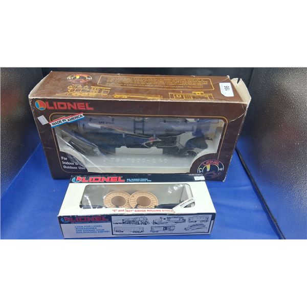 NIB L Scale Lionel train car & O Scale car