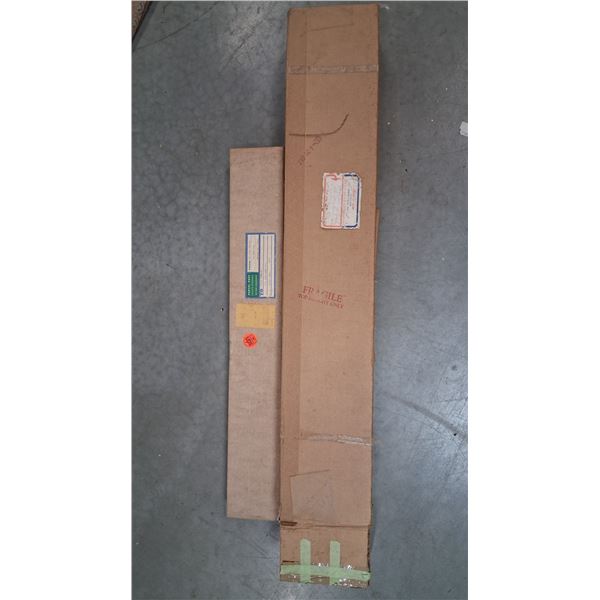 2 vintage plane model kits, largest box is 38"