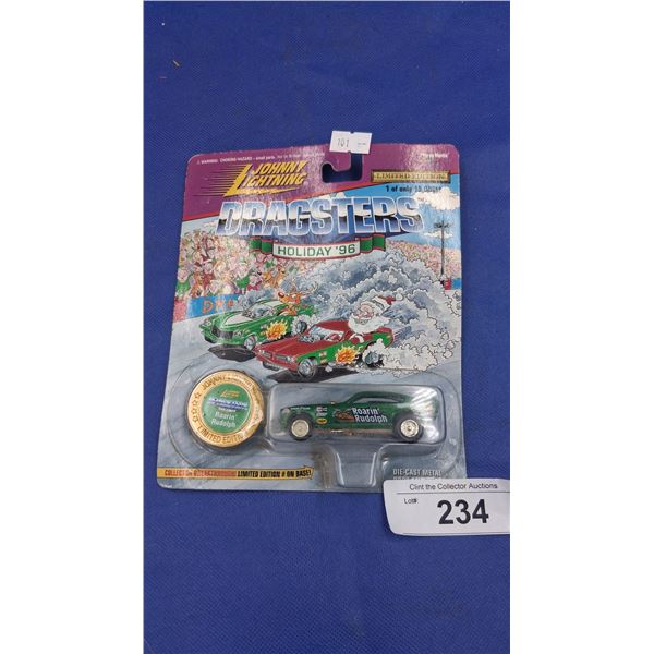 NIB Johnny Lightning dragster by Hot Wheels