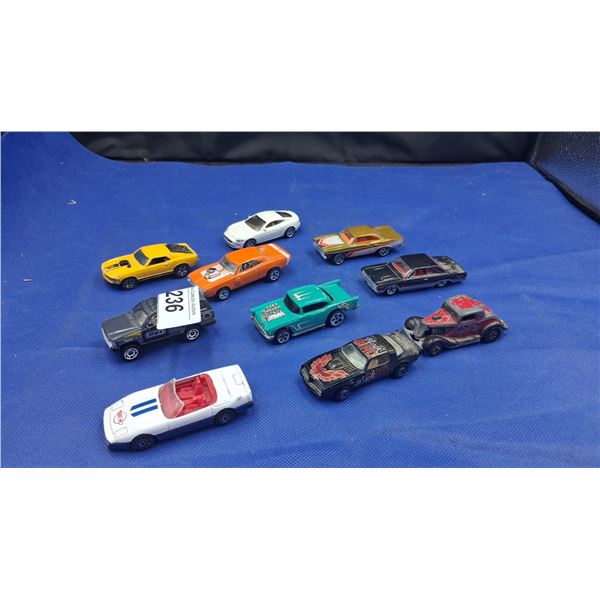 10 vintage die cast cars