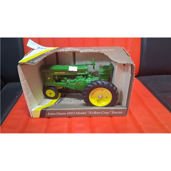 Vintage 1:16 scale 1953 John Deere 70 Row-Crop tractor in box