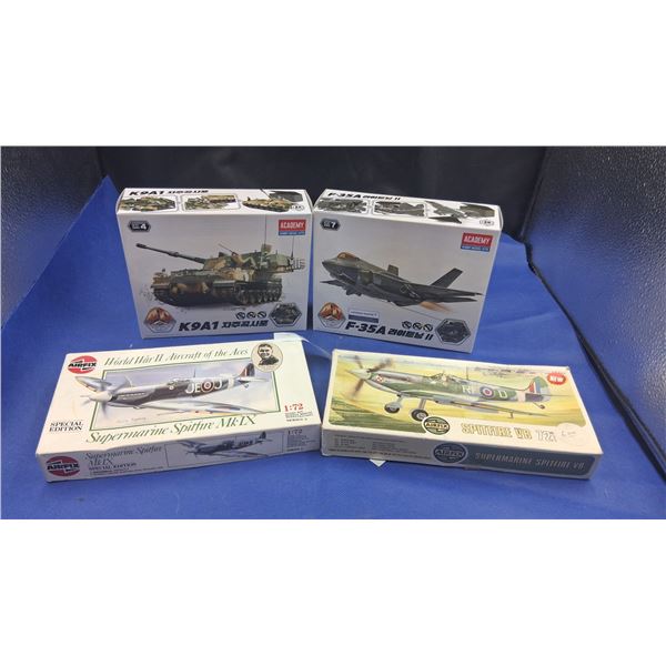 4 vintage model kits