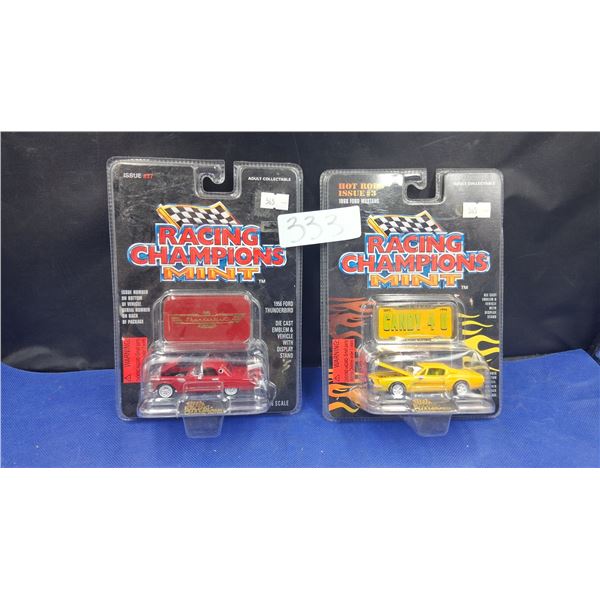 2 NIB Racing Champions cars