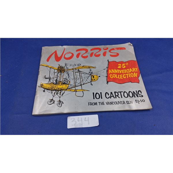 Vintage Norris 25th anniversary collection of cartoons from the Vancouver Sun