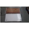 Image 1 : 2 light up sign boxes aluminum 36"x18.5"