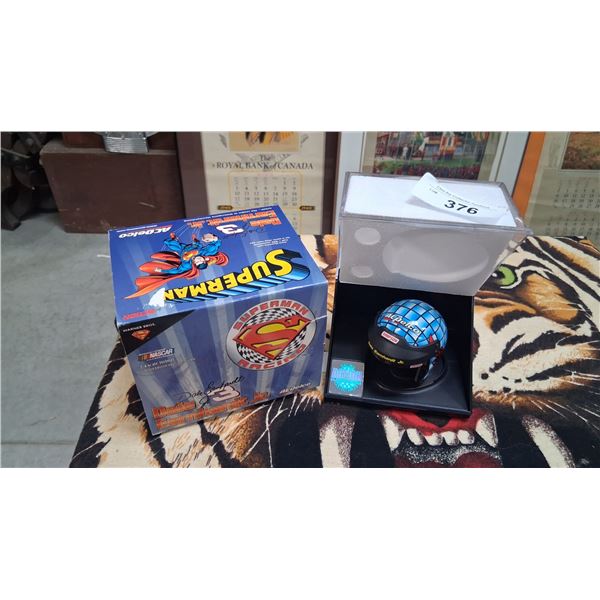 NIB Dale Earnhardt Jr Superman mini helmet