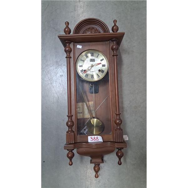 Vintage wooden clock 30"