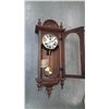 Image 3 : Vintage wooden clock 30"