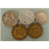 Image 2 : Five German Coins - 2) 10 Pfencing and 3) 50 Pfencing