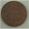 Image 1 : 1864 2 Two Cent Coin US