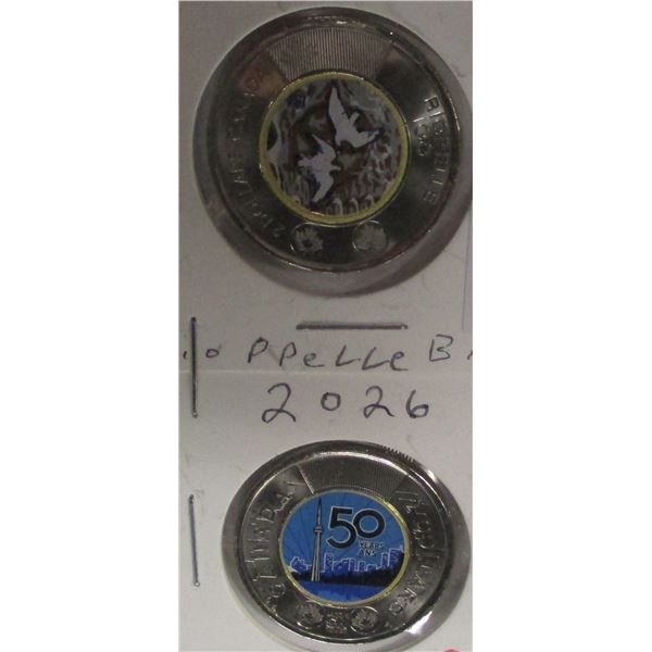 2023 RIOPELLE BIRDS TOONIE & 2026 50TH ANNIVERSARY TO TOWER (BLUE) TOONIE