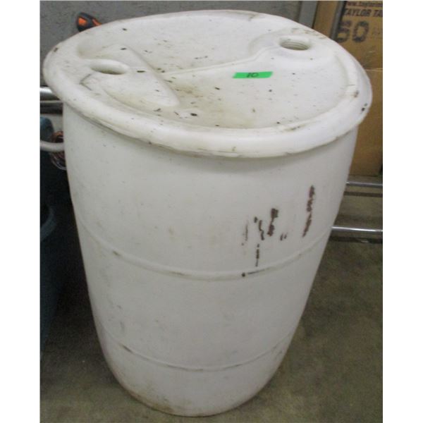 ESTATE:  PLASTIC BARREL (APPROX. 45 GALLON)