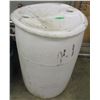 Image 1 : ESTATE:  PLASTIC BARREL (APPROX. 45 GALLON)