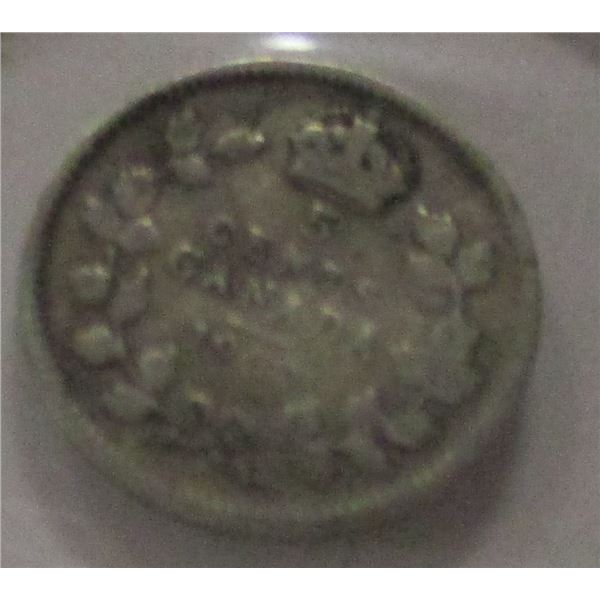 1907 CANADA KING EDWARD VII SILVER FIVE CENT