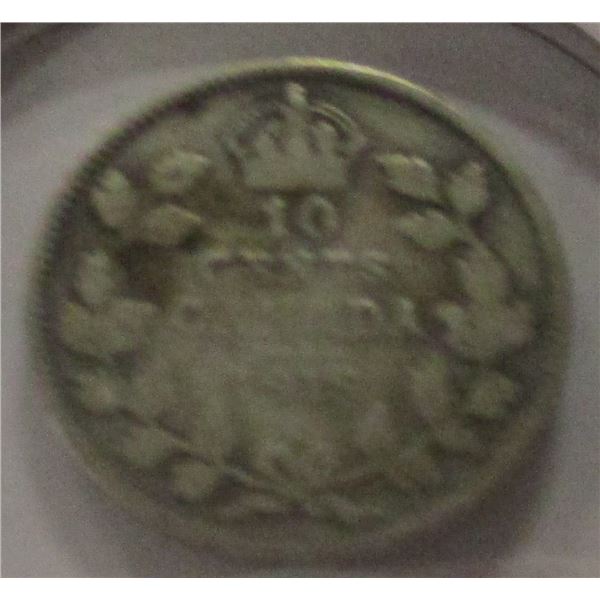 1919 CANADA KING GEORGE V SILVER DIME