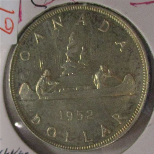 1952 CANADA SILVER DOLLAR