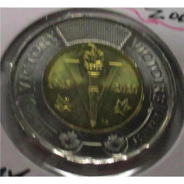 1945 - 2020 CH/BU VICTORY WORLD WAR TOONIE