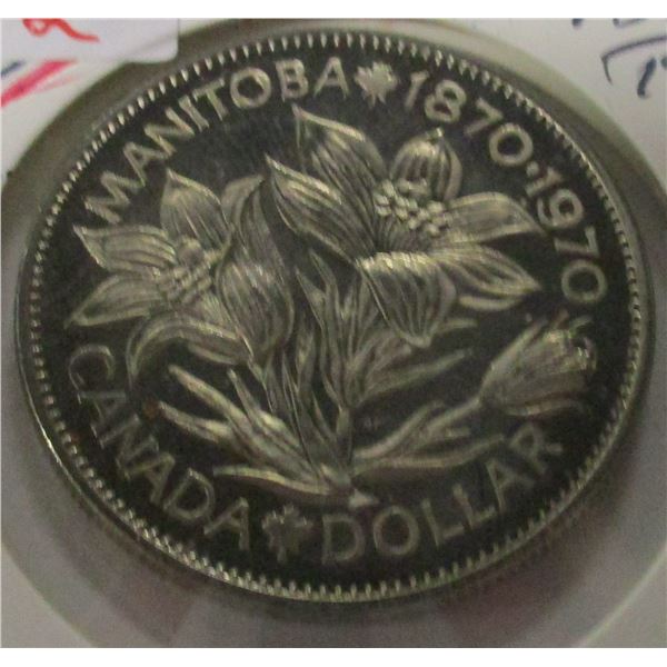 1970 PROOF CAMEO CANADA DOLLAR