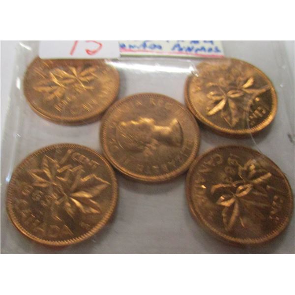 1963 CH/BU LAST OF CANADA PENNIES