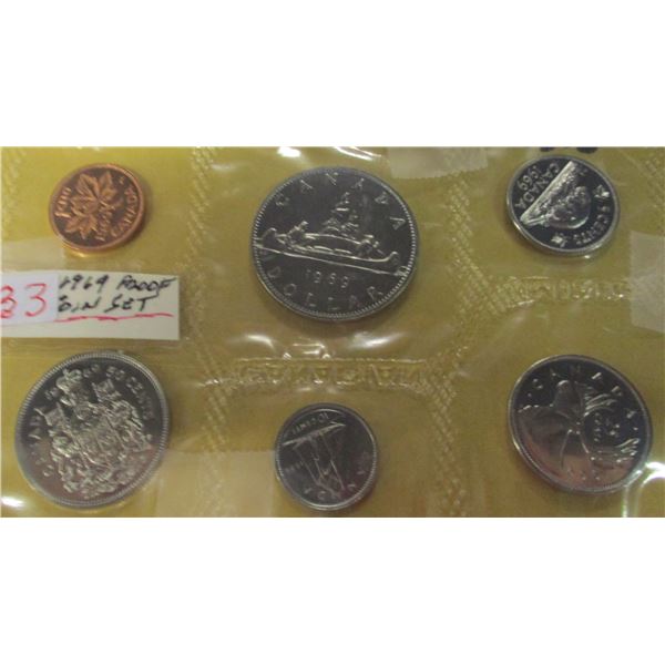 1969 PROOF CANADA MINT SEALED COIN SET