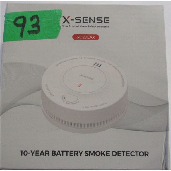 AMAZON (AS IS):  BATTERY OPERATED SMOKE DETECTOR