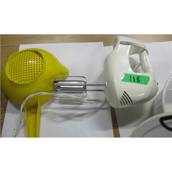 BOX C/W MIXER, TOASTER, STORAGE BOWL