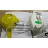 Image 1 : BOX C/W HAND MIXER, TOASTER, STORAGE BOWL