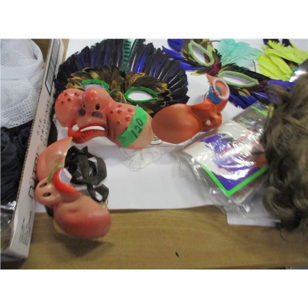 FLAT C/W ASSORTED MASKS