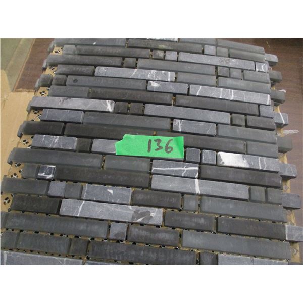 ESTATE:  APPROX. 22 SQ. FT CRYSTAL MOSAIC TILE