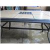Image 2 : TILE TOP PATIO TABLE (APPROX. 66" X 42")