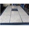 Image 7 : TILE TOP PATIO TABLE (APPROX. 66" X 42")