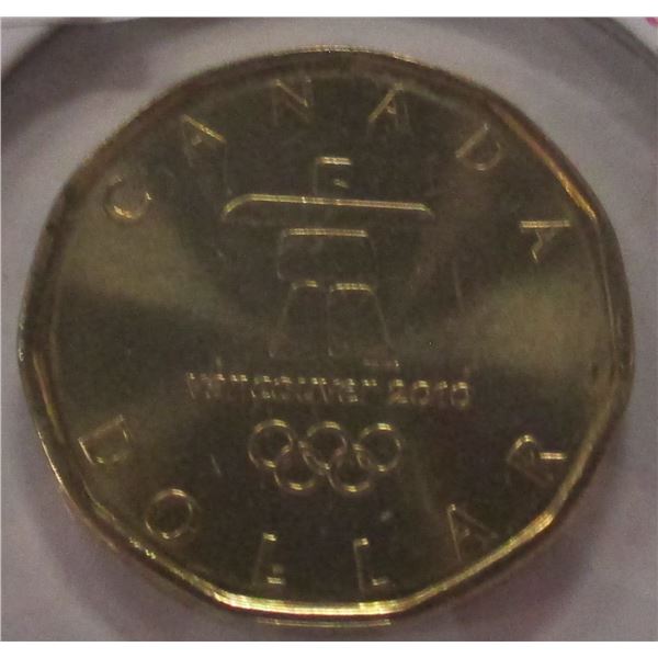 2010 PROOF OLYMPIC CANADA LOONIE