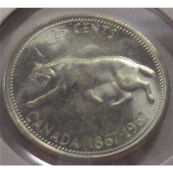 1967 CH/BU CANADA SILVER QUARTER