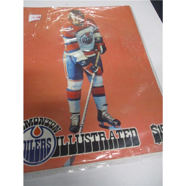 1974 EDMONTON OILERS ILLUSTRATED MINT CONDITION HOCKEY PROGRAM