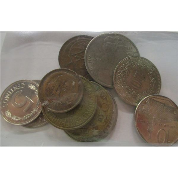 LOT OF 10 WORLD COLLECTABLE COINS