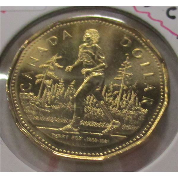2005 TERRY FOX CH/BU RUN FOR CANCER CANADA DOLLAR