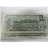 Image 4 : 1973 SET OF SEQUENTIAL SERIAL NUMBER LAST OF CANADA $1 BILLS