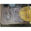 Image 2 : BOX C/W POTS, PANS, RACKING, CUTTING BOARDS, ETC