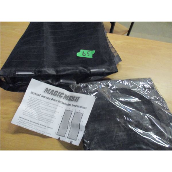 NEW:  2 MESH MAGNET SCREEN DOORS