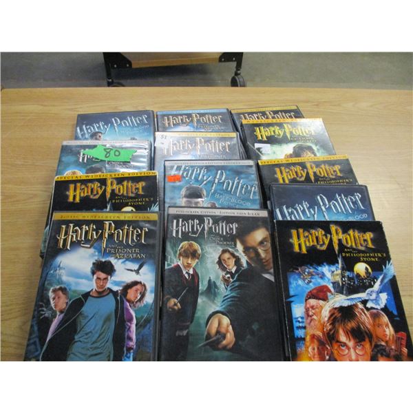 BUNDLE OF ASSORTED HARRY POTTER DVD'S