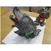 Image 1 : ESTATE:  WOLF HEAD ORNAMENT & DOG ORNAMENT