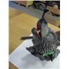 Image 2 : ESTATE:  WOLF HEAD ORNAMENT & DOG ORNAMENT