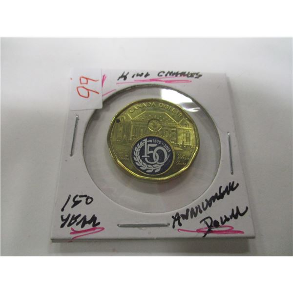 KING CHARLES 150 YEAR ANNIVERSARY SUPREME COURT TOONIE